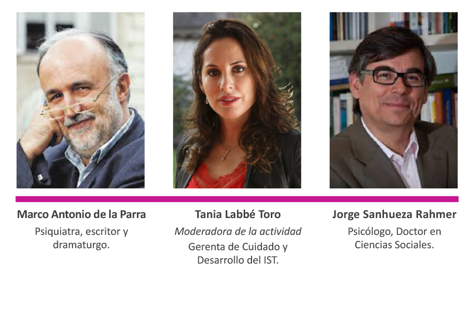 Marco Antonio De La Parra, Tania Labbé Toro y Jorge Sanhueza Rahmer